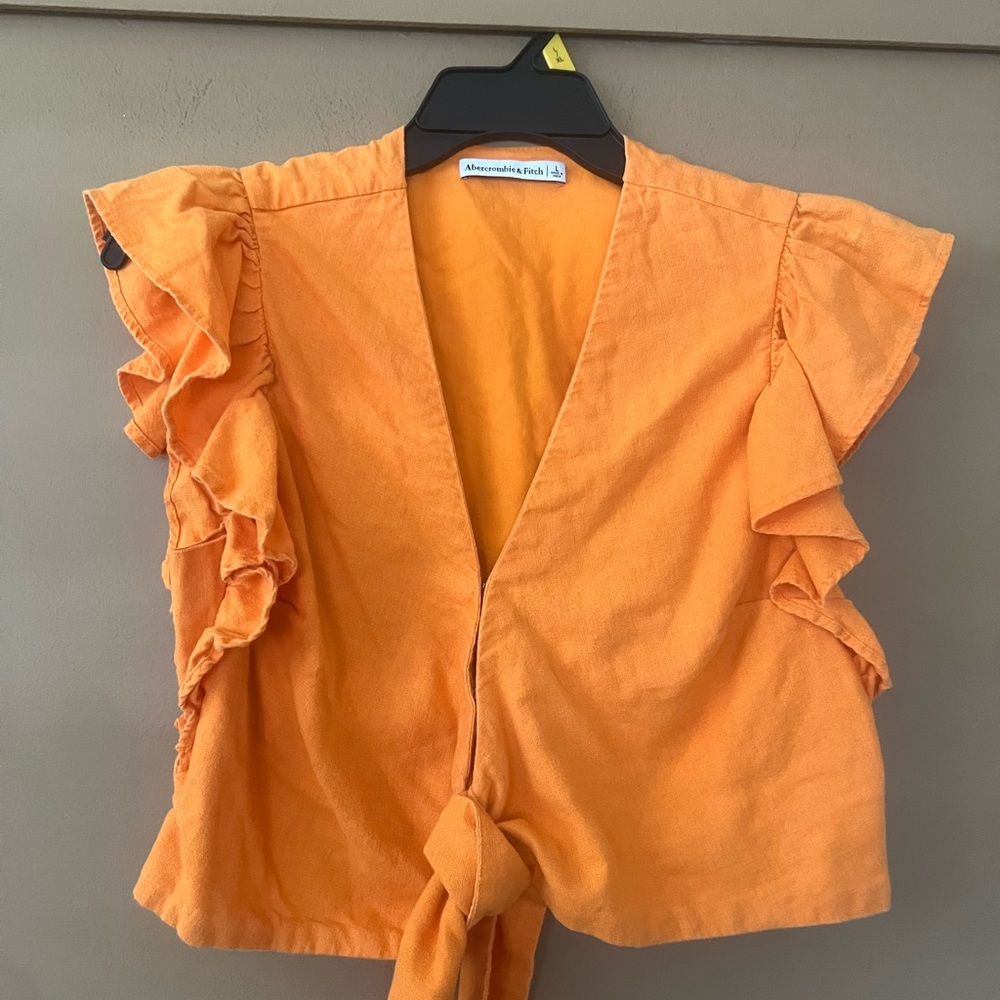 Abercrombie- Linen Blouse